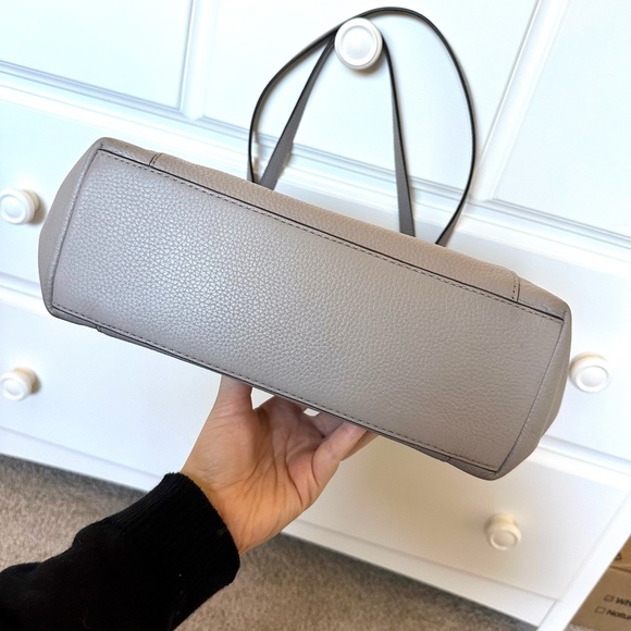 Michael Kors gray leather tote purse - Picture 4 of 9